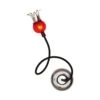 Serien.lighting Poppy Decke, 1fl Schwarz/rubinrot