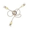Serien.lighting Poppy Decke, 3fl Beige/keramik