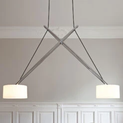 Serien.lighting Twin - Bewegliche LED-Hängelampe