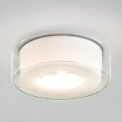 Serien.lighting Curling M Decke Klar/opal 2.700K