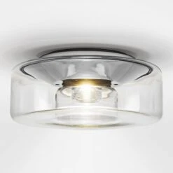 Serien.lighting Curling S Decke 2.700K Acryl Klar